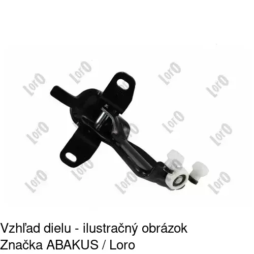 Vozík - kolieska pant posuvných dverí 5012Z-76 /POLCAR/ - obr. 1