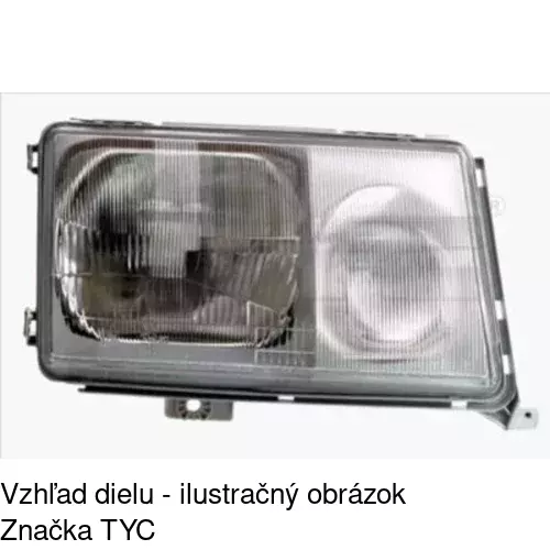 Hlavný reflektor POLCAR 501410-E