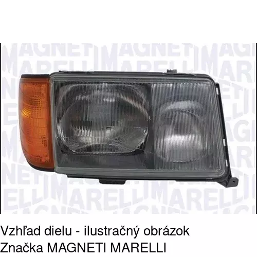 Sklo reflektora 501412-U /POLCAR/ - obr. 2