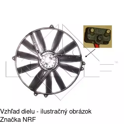 Ventilátory chladičov 501423W4-Q /POLCAR/ - obr. 2