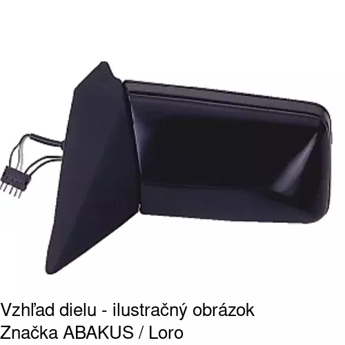 Vonkajšie zrkadlo 5014514M /POLCAR/ - obr. 5