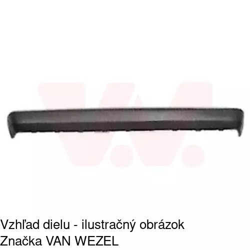 Lišta nárazníka 501496-2 /POLCAR/ - obr. 1