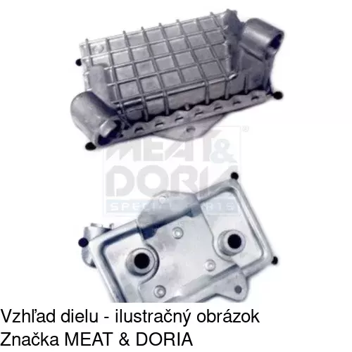 Chladiče oleja 5014L84X /POLCAR/ - obr. 2