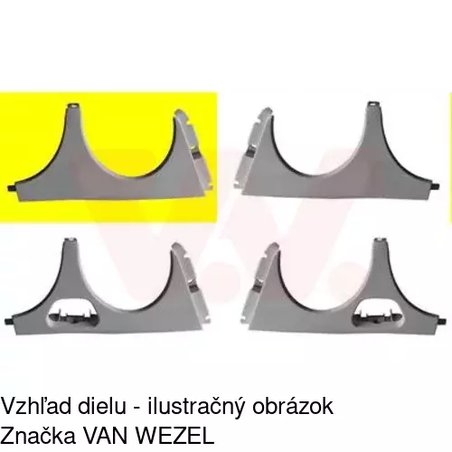 Lišta pod reflektorom 501506-2 /POLCAR/ - obr. 1
