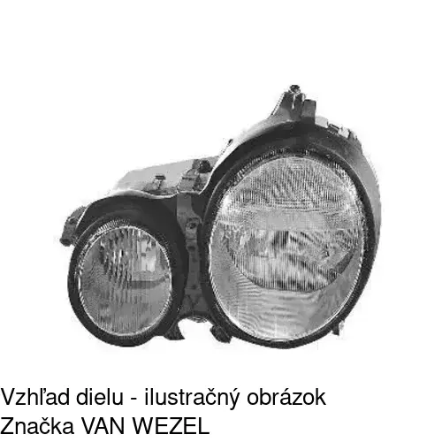 Hlavný reflektor 5015097E /POLCAR/ - obr. 3