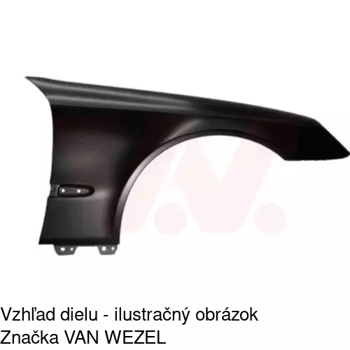 Predný blatník 501602 /POLCAR/ - obr. 1