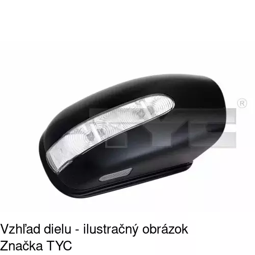 Rám vonkajšieho zrkadla 501654PM /POLCAR/