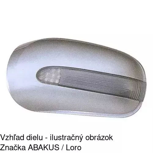 Rám vonkajšieho zrkadla 502554PM /POLCAR/ - obr. 2