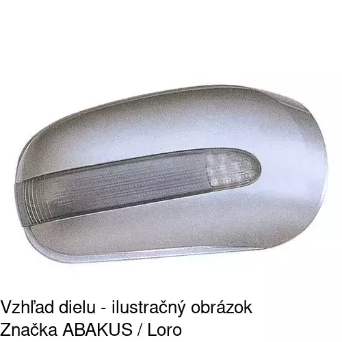 Rám vonkajšieho zrkadla 502555PM /POLCAR/ - obr. 2