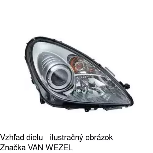 Hlavný reflektor 502810-E /POLCAR/ - obr. 1
