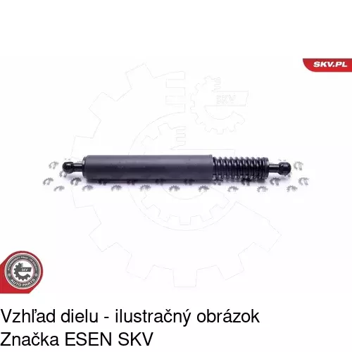 Plynová pružina 5036AB /POLCAR/ - obr. 2