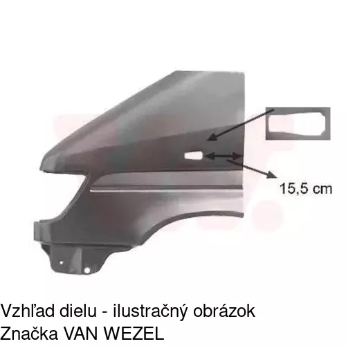Predný blatník 506202-Q /POLCAR/ - obr. 1