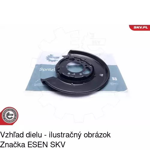 Brzdovy štít 5062OT-5 /POLCAR/ - obr. 3