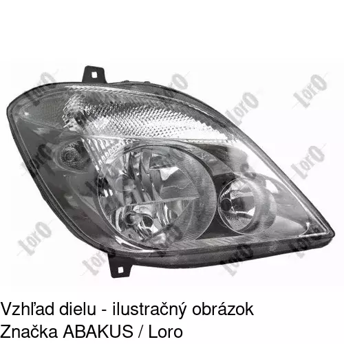Hlavný reflektor 5065091H /POLCAR/ - obr. 3