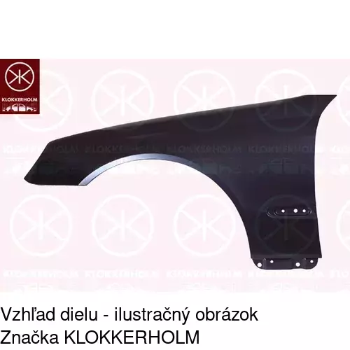 Predný blatník POLCAR 507101