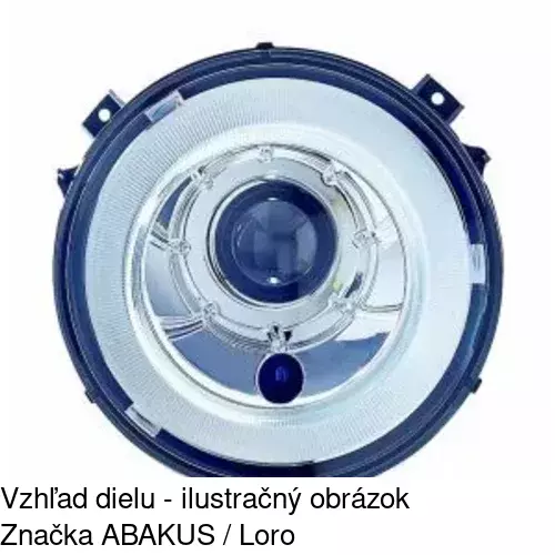 Hlavný reflektor POLCAR 507609-H