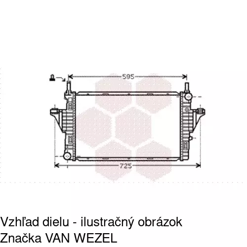 Chladiče vody POLCAR 5096081X