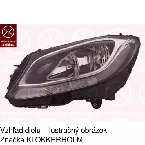 Hlavný reflektor 50D210-U /POLCAR/ - obr. 1