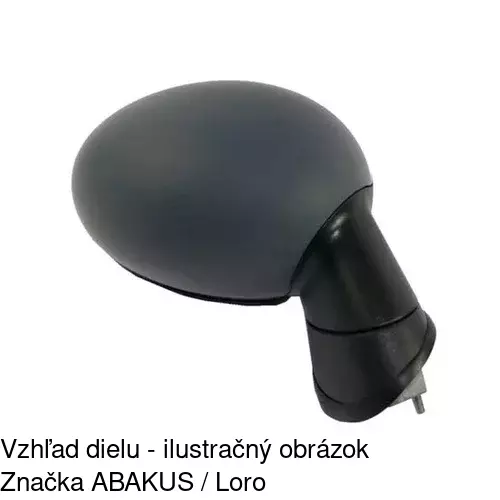 Rám vonkajšieho zrkadla 510255PM /POLCAR/ - obr. 2