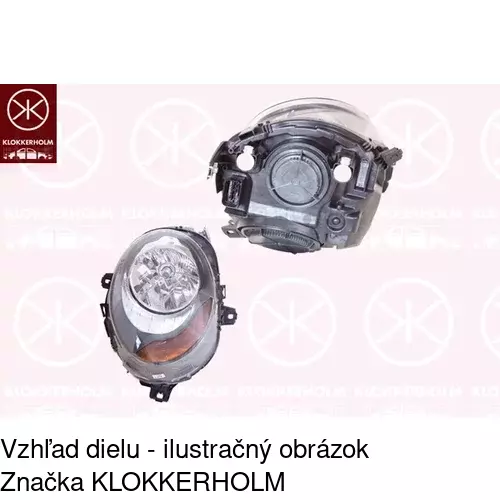 Hlavný reflektor 51B109-V /POLCAR/ - obr. 1