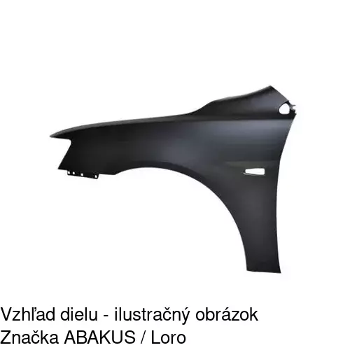 Predný blatník 523401 /POLCAR/ - obr. 1