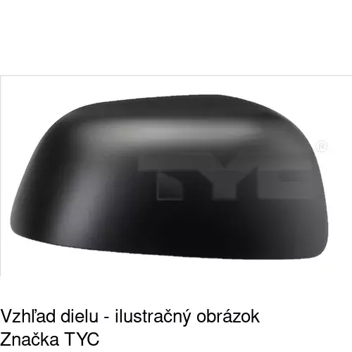 Rám vonkajšieho zrkadla 526654PM /POLCAR/ - obr. 1