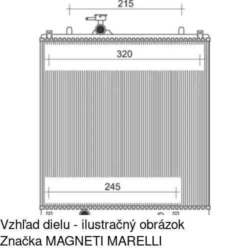 Chladiče vody POLCAR 550308A1