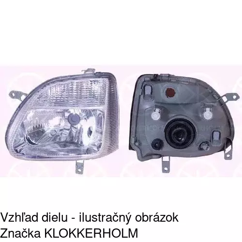 Hlavný reflektor 5503091E /POLCAR/ - obr. 1