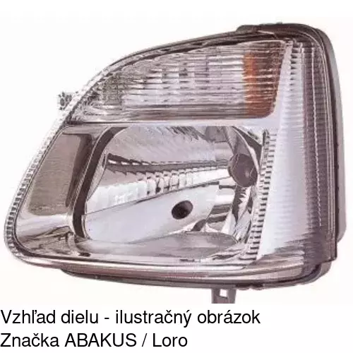 Hlavný reflektor 5503091E /POLCAR/ - obr. 2