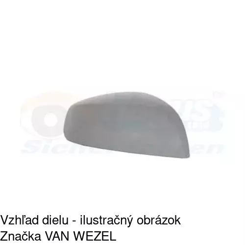 Rám vonkajšieho zrkadla 550655PM /POLCAR/ - obr. 3