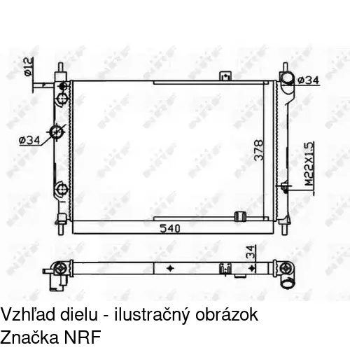 Chladiče vody 550708-6 /POLCAR/ - obr. 1