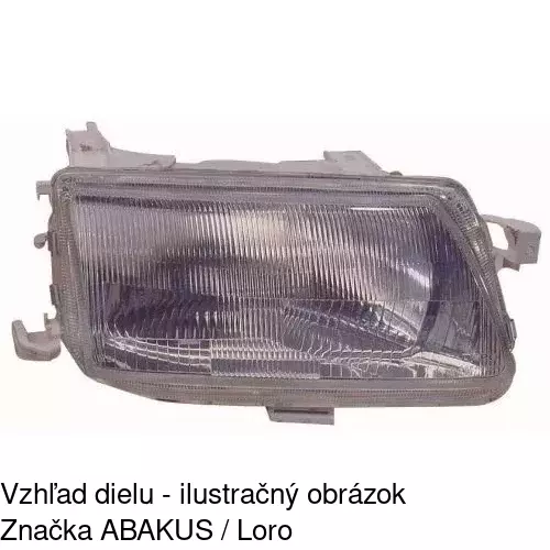 Hlavný reflektor 5507095E /POLCAR/ - obr. 4