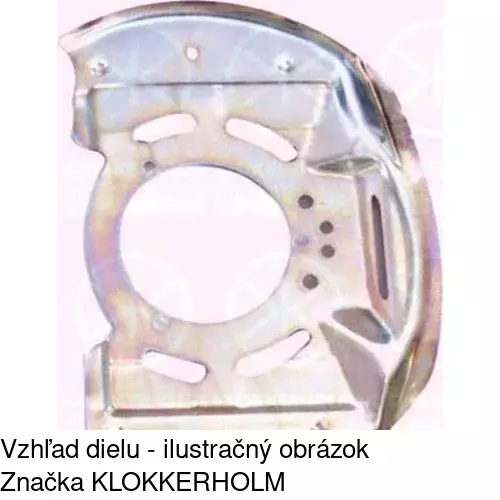 Brzdovy štít 5507OT-2 /POLCAR/ - obr. 1