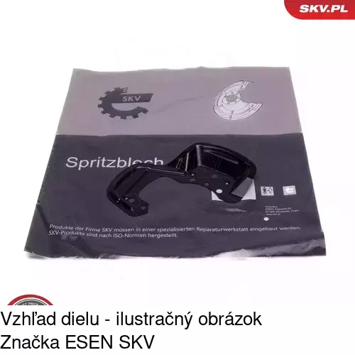 Brzdovy štít 5507OT-3 /POLCAR/ - obr. 1