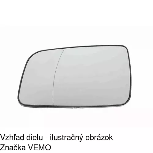 Sklo vonkajšieho zrkadla s držiakom 5508545M /POLCAR/ - obr. 3