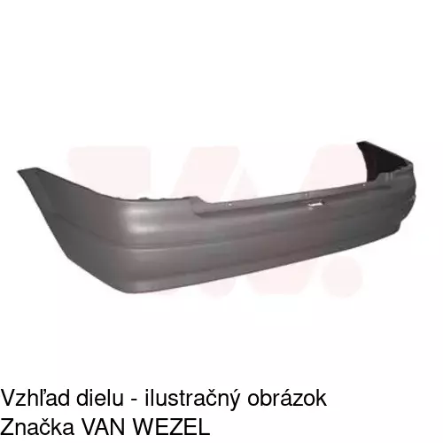 Zadný nárazník POLCAR 550896-1