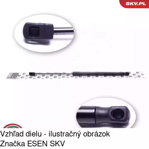 Plynová pružina 5509AB4 /POLCAR/ - obr. 4