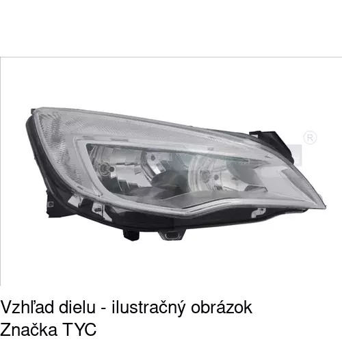 Hlavný reflektor POLCAR 551110-E
