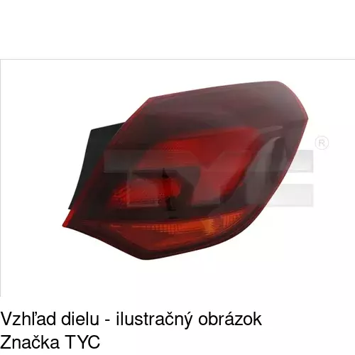 Zadné svetlo 5511871U /POLCAR/ - obr. 3