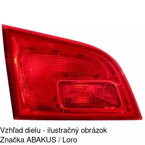 Zadné svetlo POLCAR 551187AT