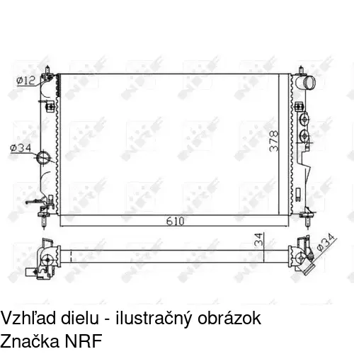 Chladiče vody 551608A4 /POLCAR/ - obr. 3