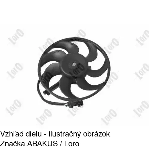 Ventilátory chladičov 551623W2 /POLCAR/ - obr. 2