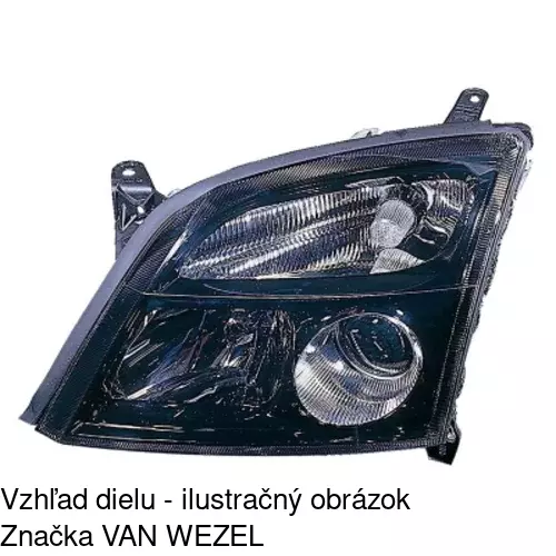 Hlavný reflektor 5518092E /POLCAR/ - obr. 3