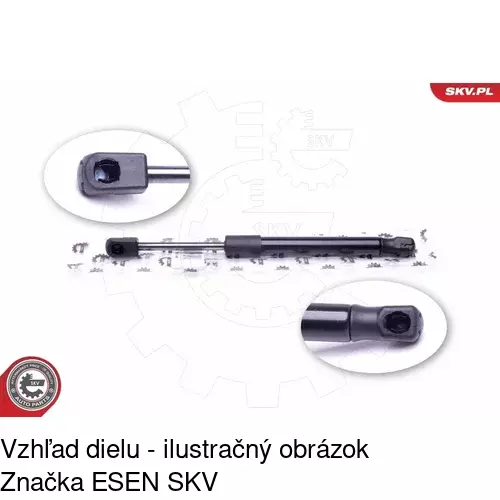 Plynová pružina 5518ABD /POLCAR/ - obr. 3