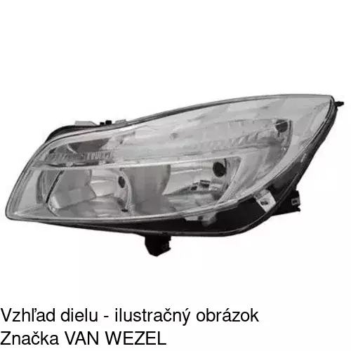 Hlavný reflektor 552009-E /POLCAR/ - obr. 5