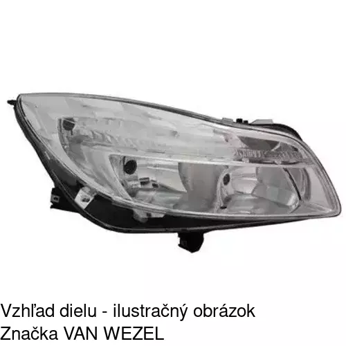Hlavný reflektor 552010-E /POLCAR/ - obr. 5