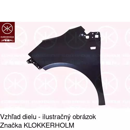 Predný blatník POLCAR 554602