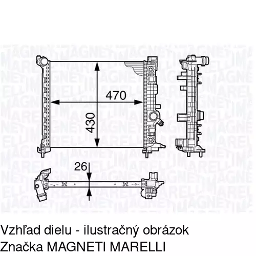 Chladiče vody POLCAR 5546083K