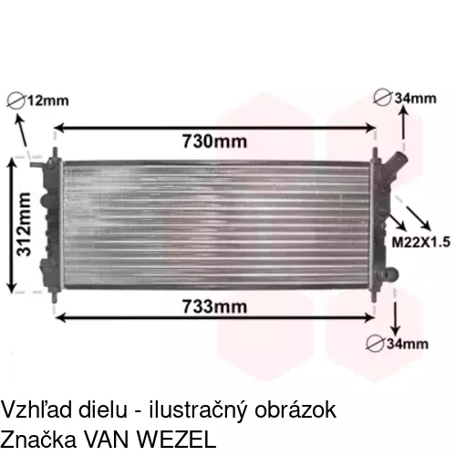 Chladiče vody 555508-5 /POLCAR/ - obr. 4