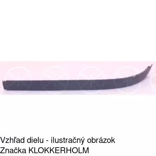Spojler predného nárazníka POLCAR 5556252J